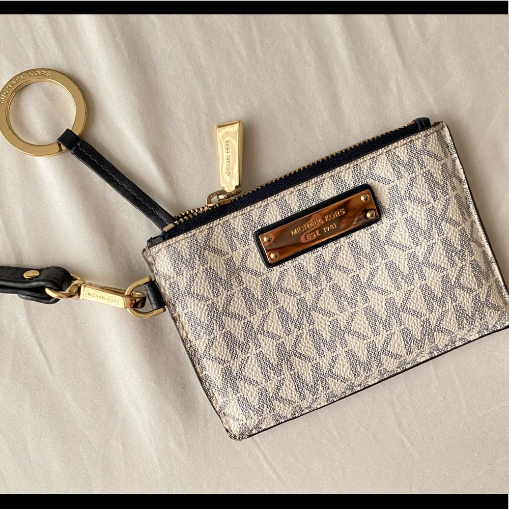 MICHAEL KORS Logo Coin Wallet/ Purse